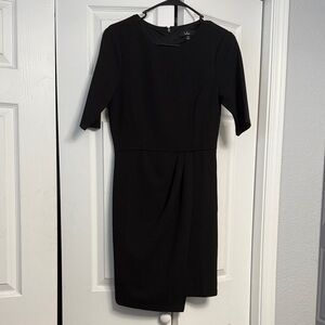 Lulu's Elegant Black Mini Dress
